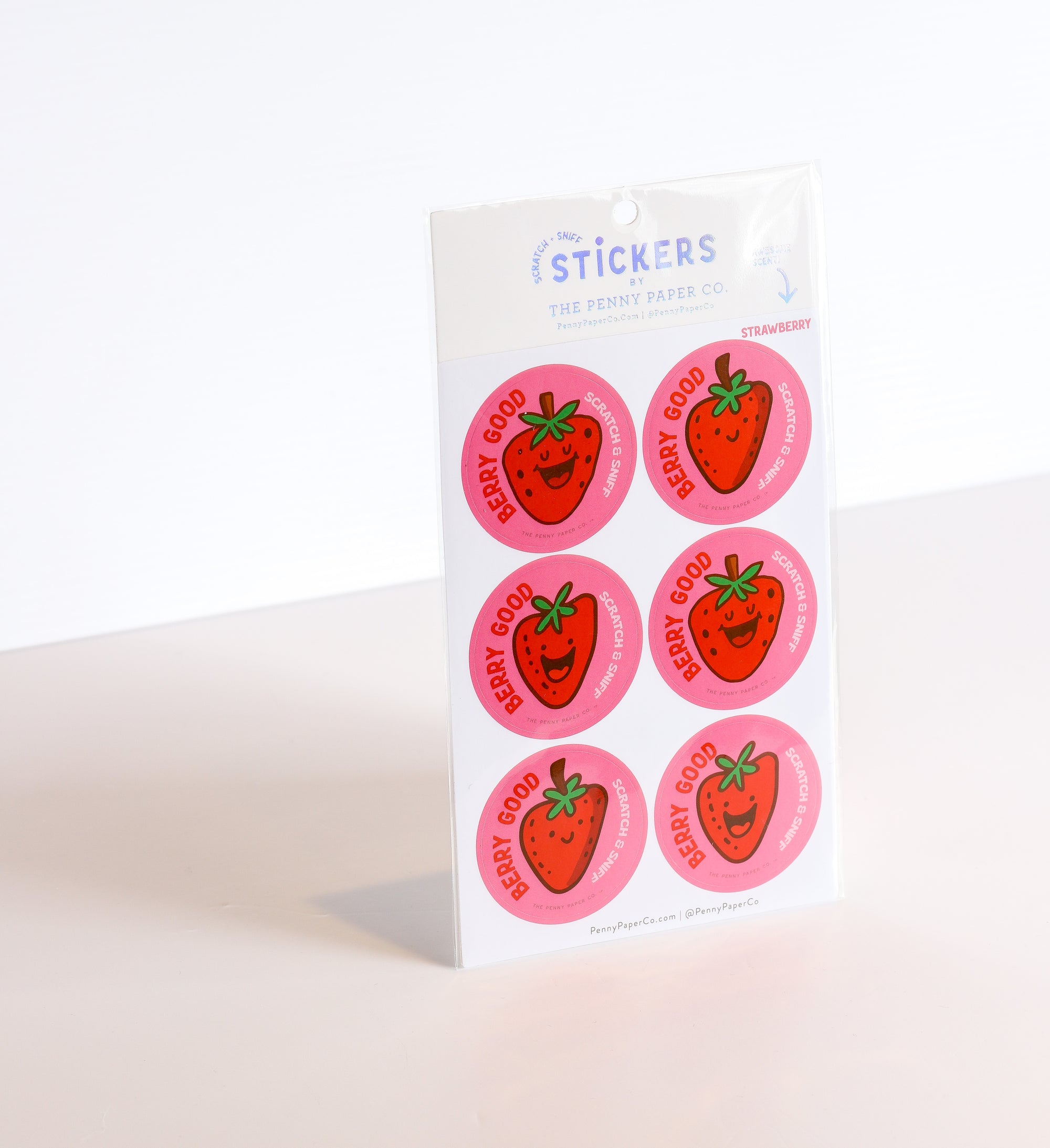 Berry Good, Strawberry Scratch and Sniff Stickers